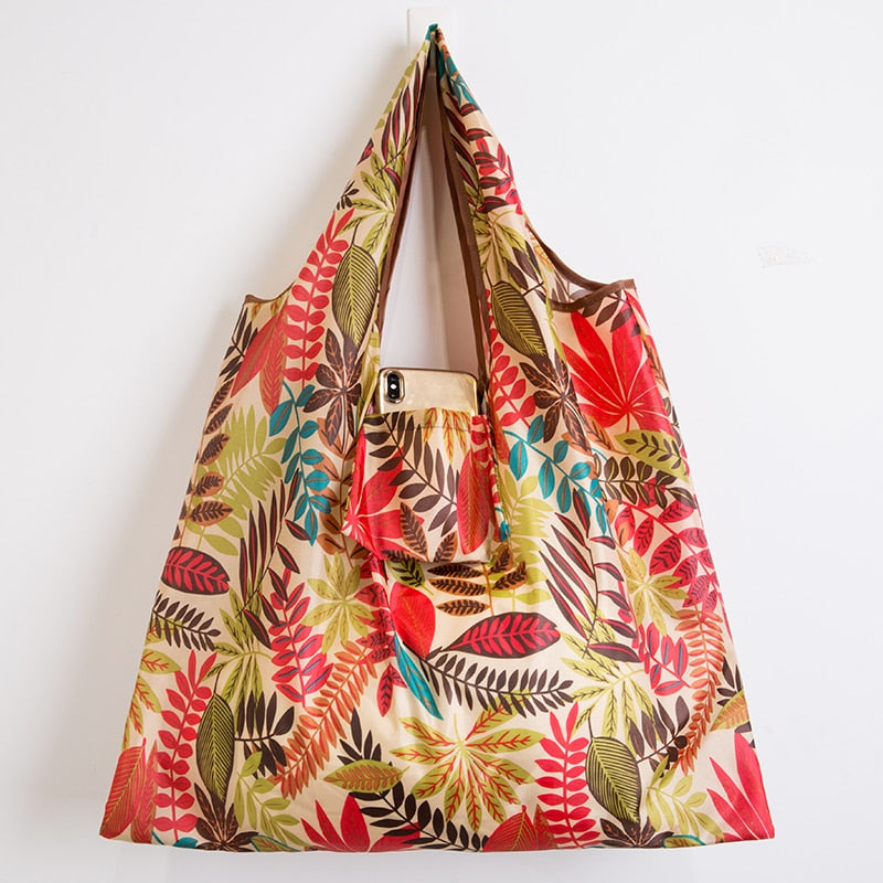 Nylon Large Shoulder Tote