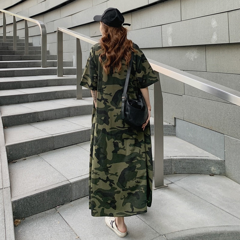 Loose Casual T Shirt Maxi Dress