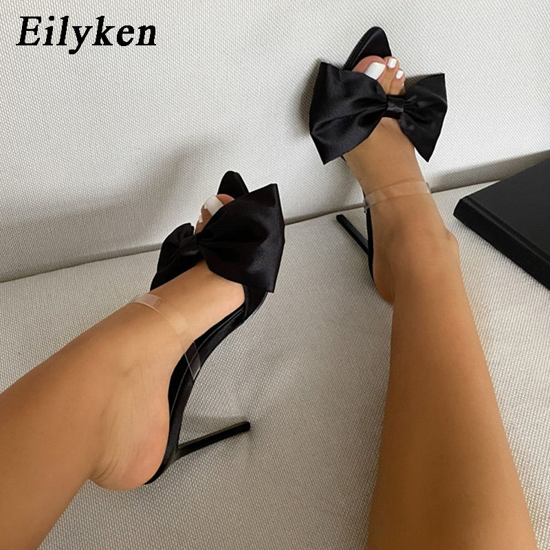 Butterfly-knot Mule heels