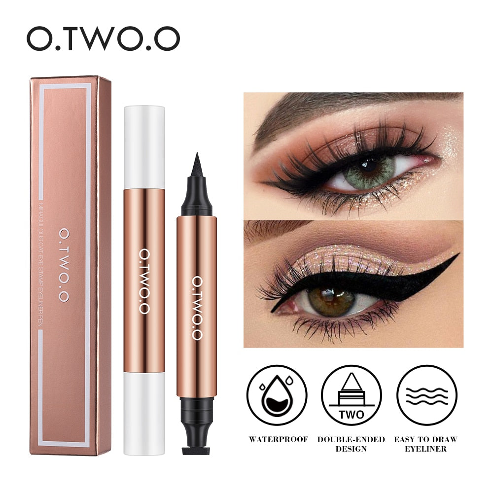 Waterproof Fast Dry Double-ended Eye Liner Pen