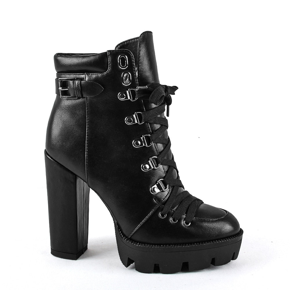 Platform Ankle Boots