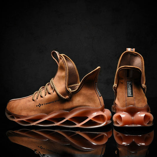 Waterproof Leather High-quality Cushioning Shoes