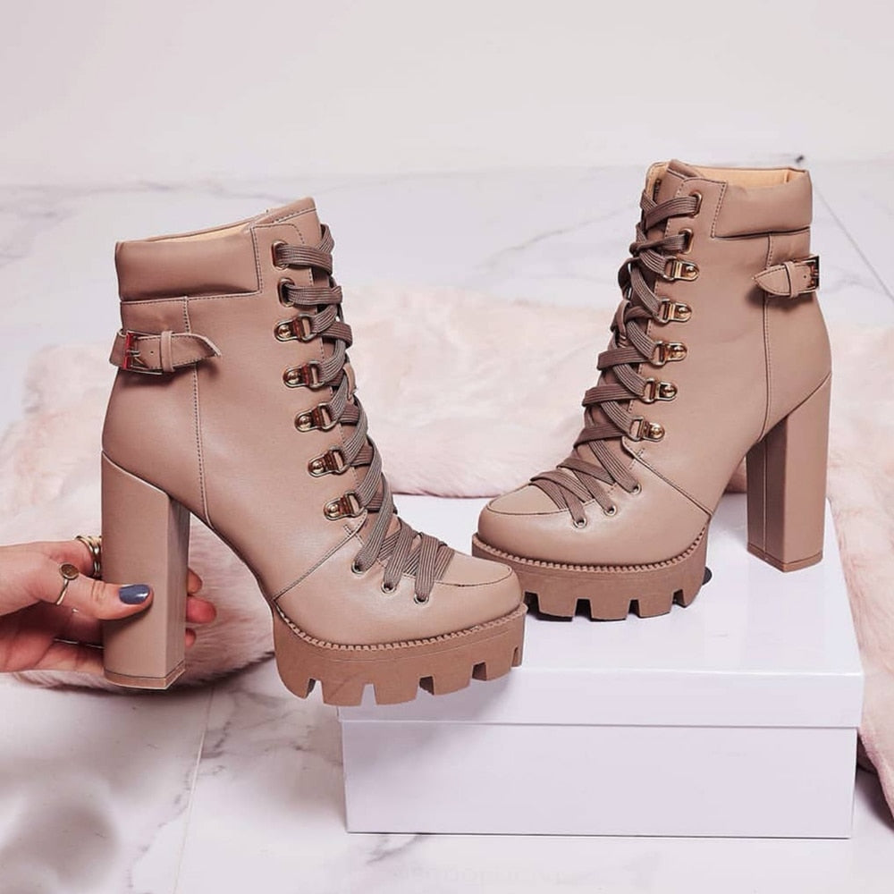 Platform Ankle Boots