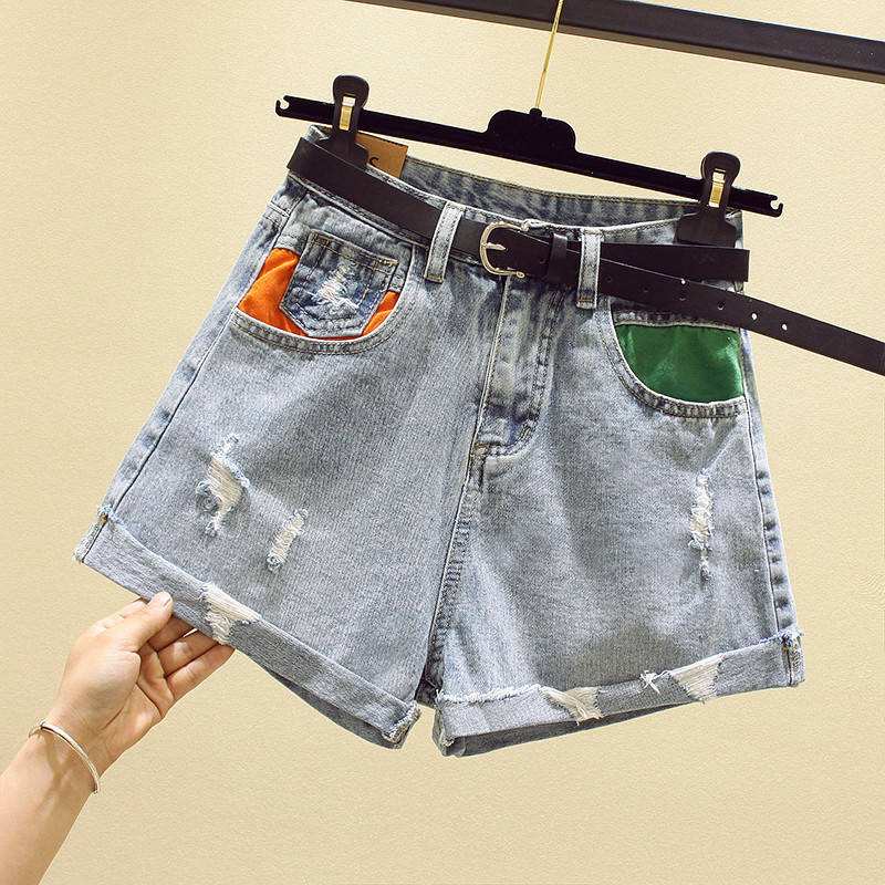 Women's Denim High Waist Shorts