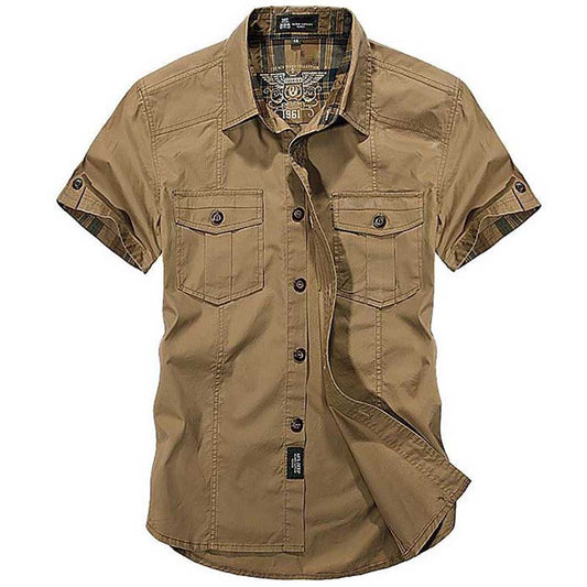 Casual Loose-fit Cotton Shirts