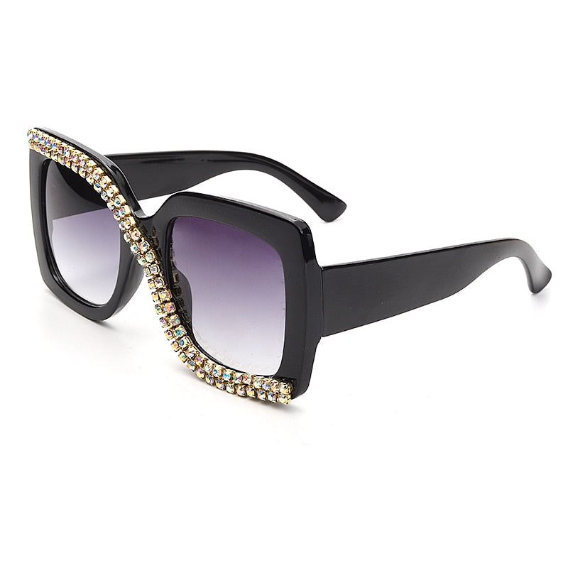 Diamond Square Oversize Sunglasses