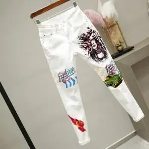 Women White Denim Jeans