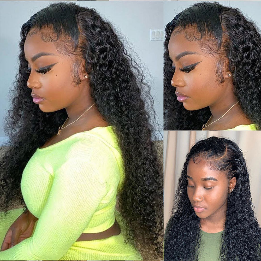 Loose Deep Wave Human Hair Brazilian Full Lace Front Wig