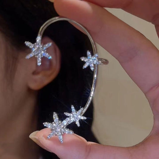 Butterfly Snowflake Ear clip