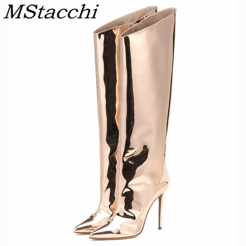 Women's Pointed Toe Knee-high Boots