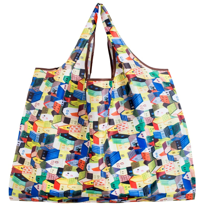 Nylon Large Shoulder Tote