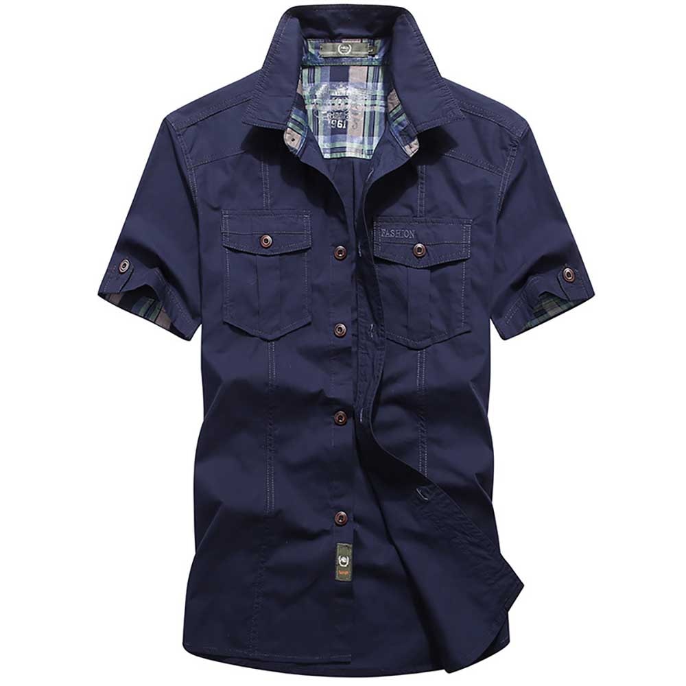 Casual Loose-fit Cotton Shirts