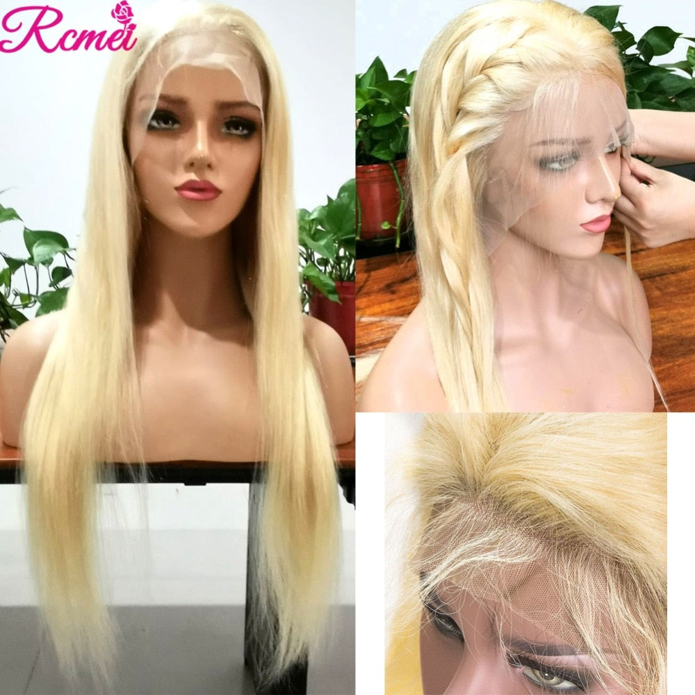 Blonde HD Lace Front Human Hair Wigs