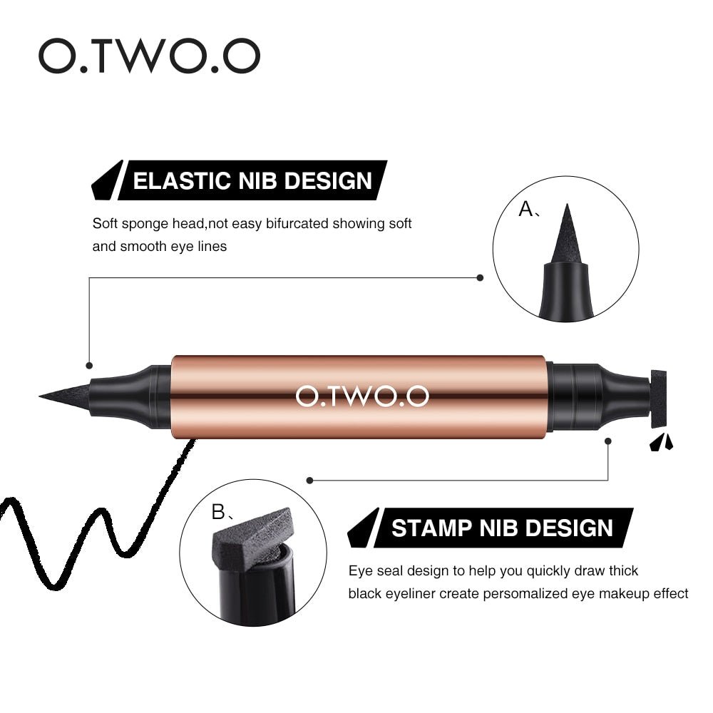 Waterproof Fast Dry Double-ended Eye Liner Pen