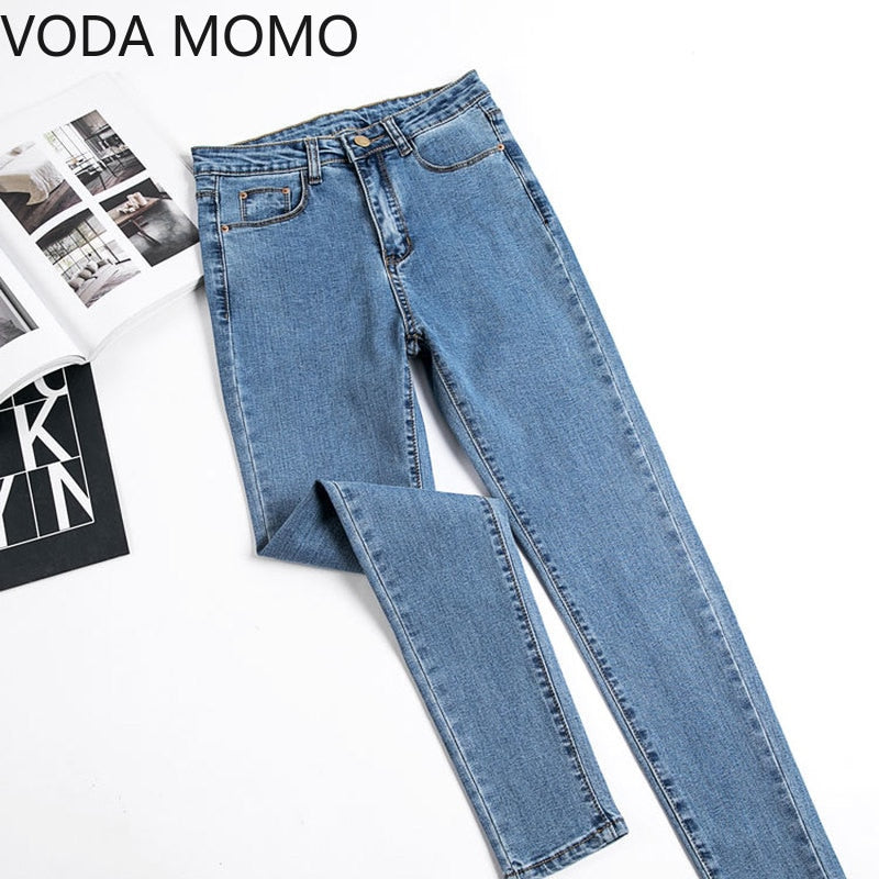 Denim Stretch Bottoms Skinny Pants