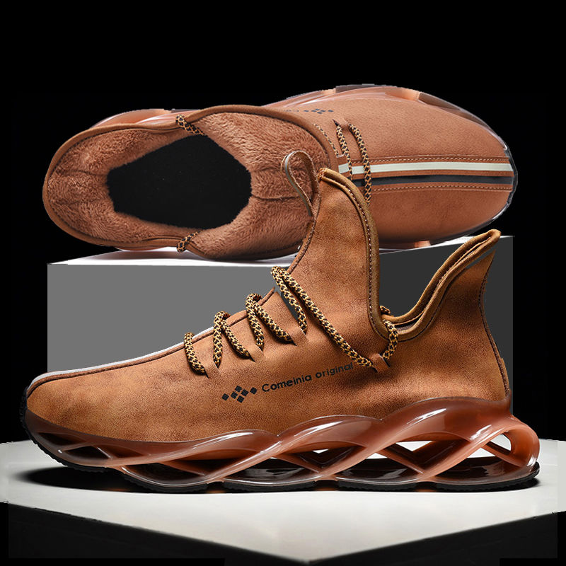 Waterproof Leather High-quality Cushioning Shoes