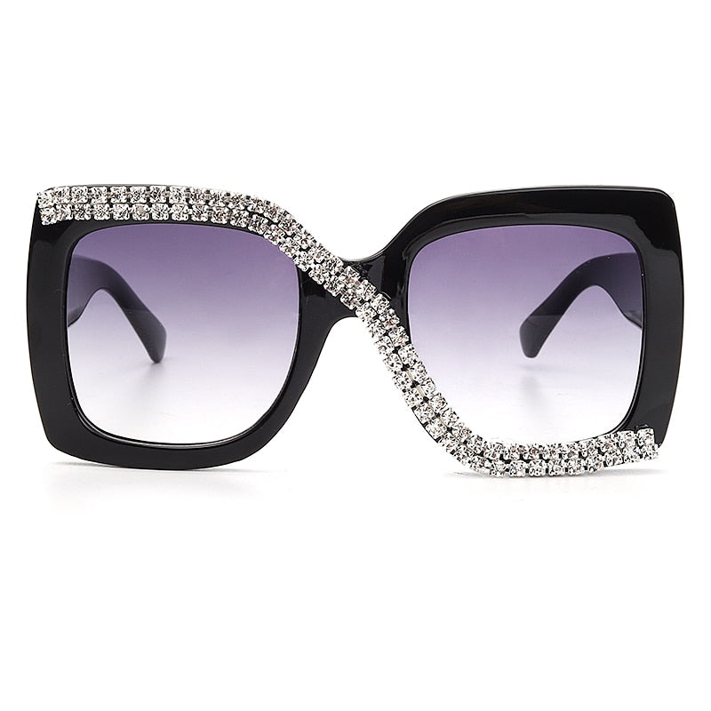 Diamond Square Oversize Sunglasses