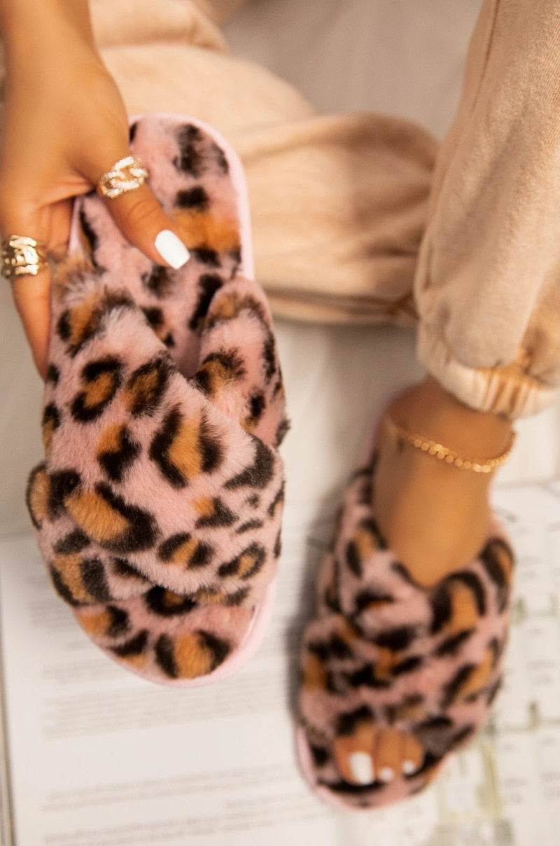 Soft Plush Fur Slippers