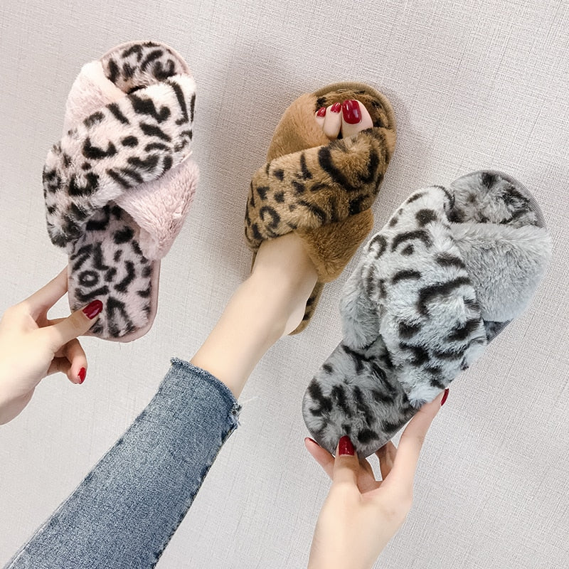 Soft Plush Fur Slippers