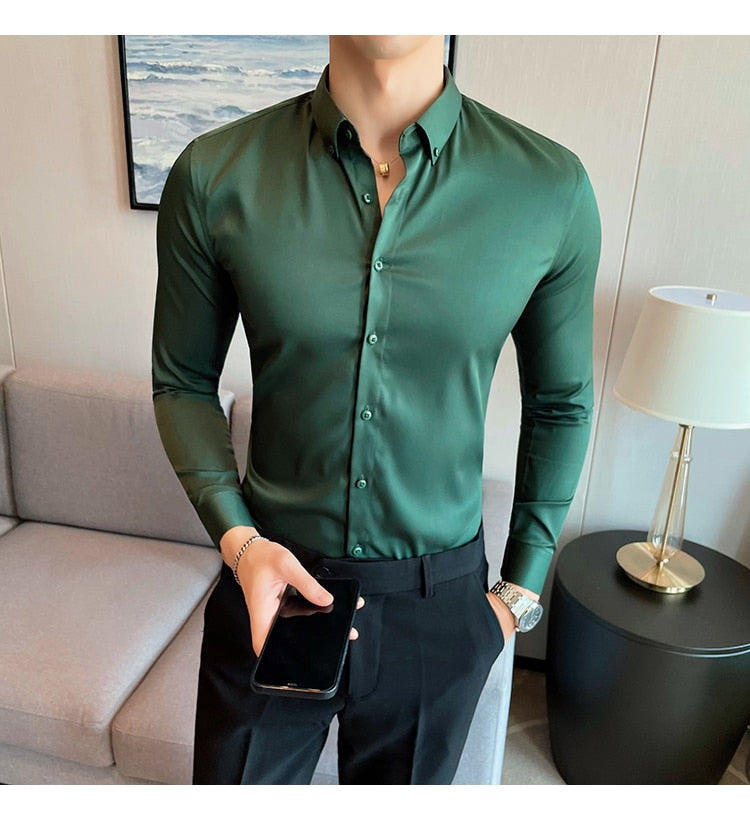 Long Sleeve Slim Fit Shirt