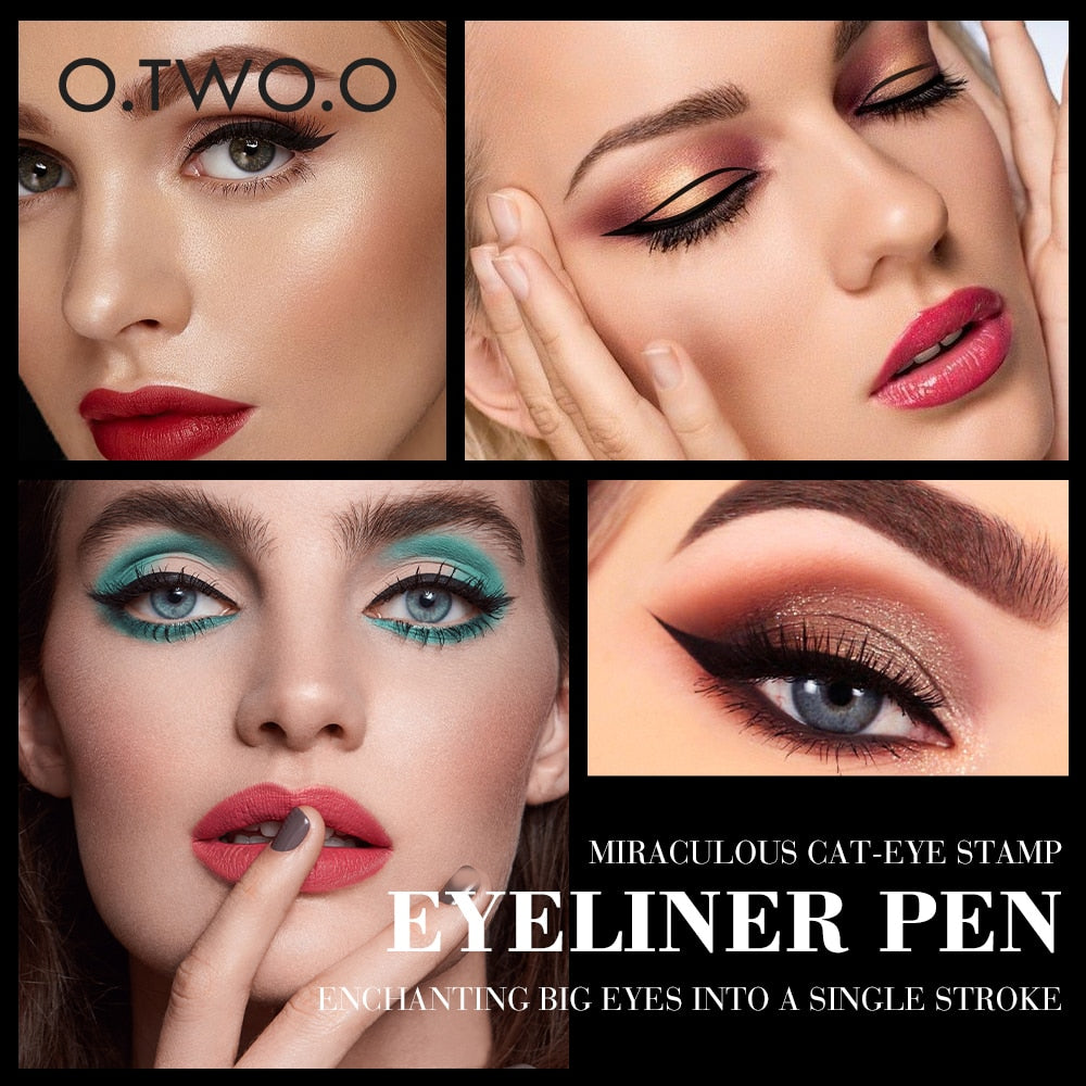 Waterproof Fast Dry Double-ended Eye Liner Pen