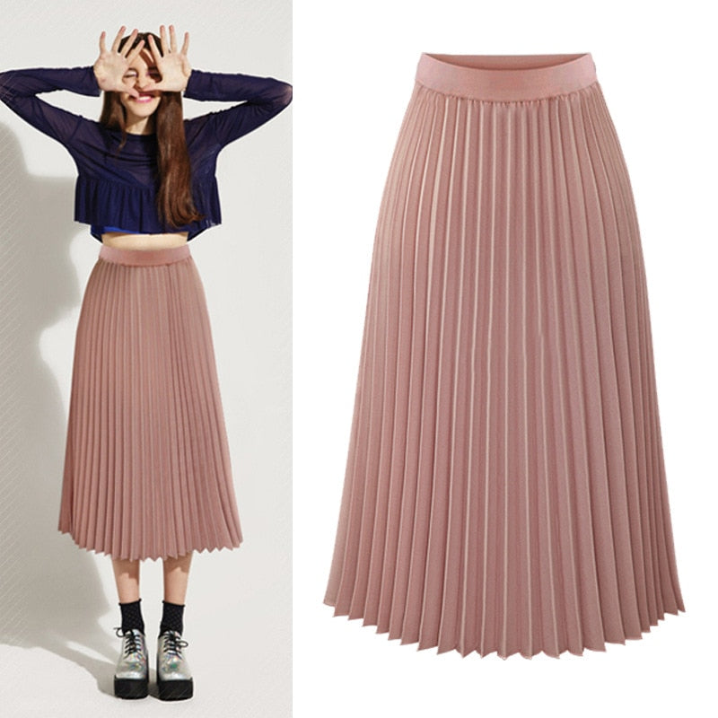 A-line Chiffon skirt