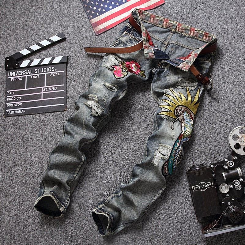 Harajuku Designer Men's Jeans