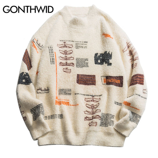 Knitted Pullover Sweater