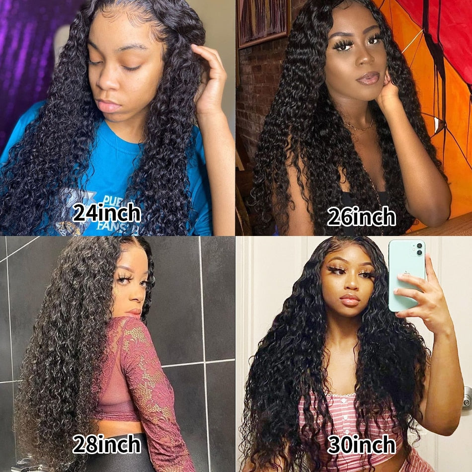 Loose Deep Wave Human Hair Brazilian Full Lace Front Wig