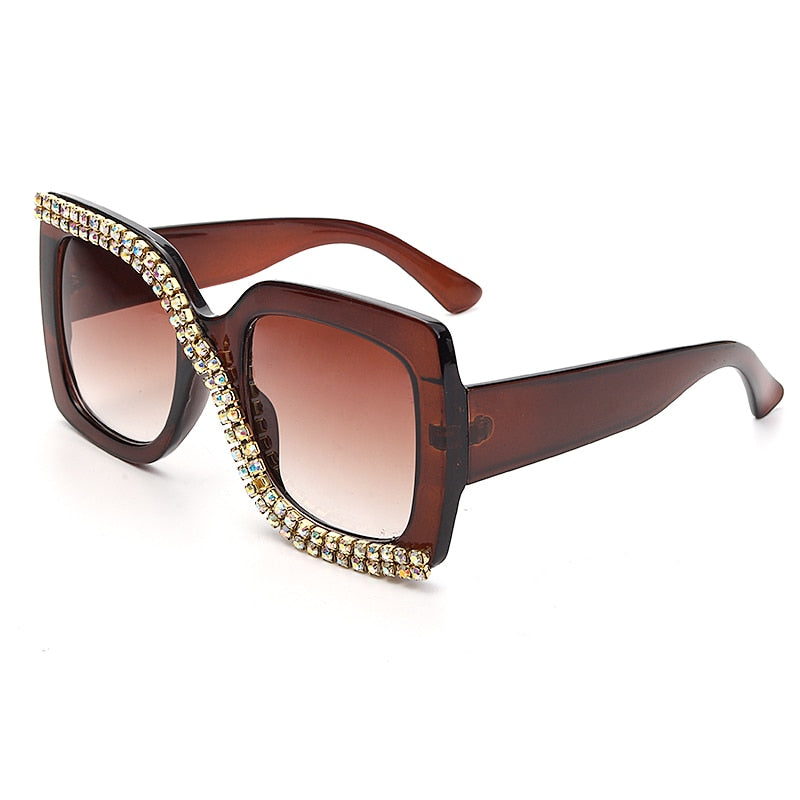 Diamond Square Oversize Sunglasses