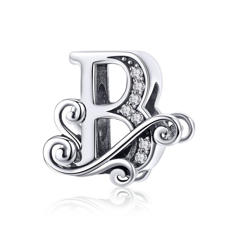 Sterling Silver Vintage A to Z Letter Charms