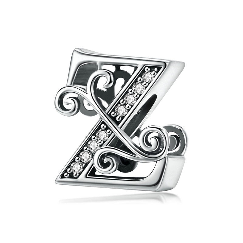 Sterling Silver Vintage A to Z Letter Charms