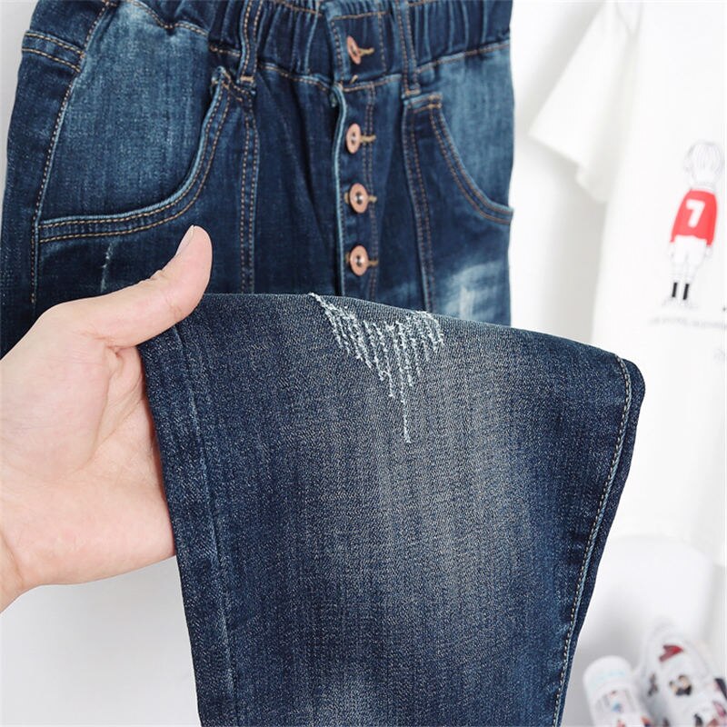 Women High- Waste Vintage Jeans