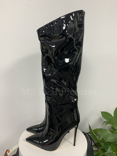 Women's Pointed Toe Knee-high Boots