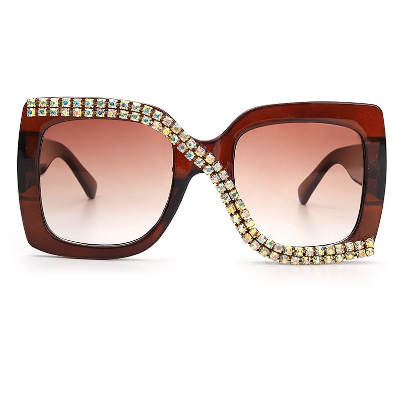 Diamond Square Oversize Sunglasses