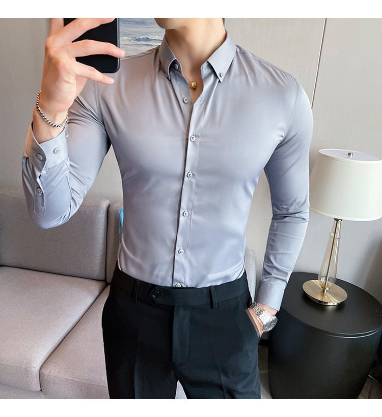 Long Sleeve Slim Fit Shirt