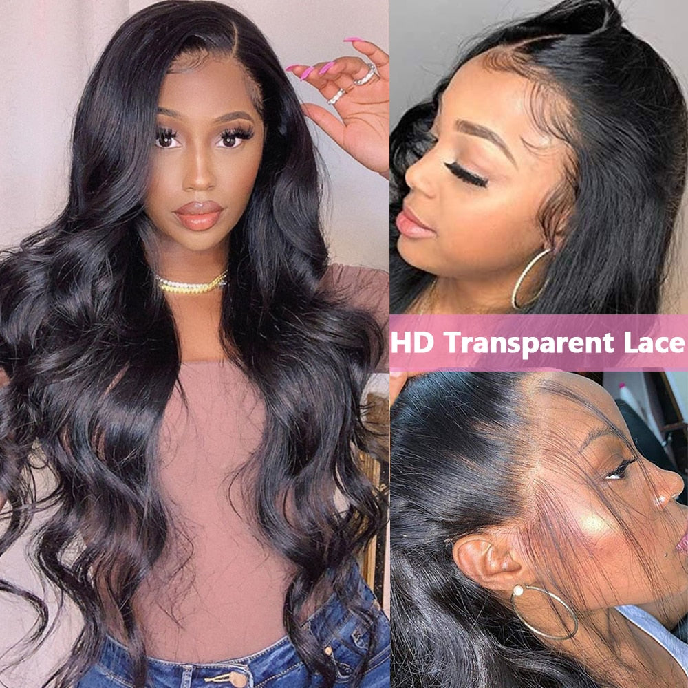 Body Wave Lace Front Pre-Plucked Human Hair Wigs