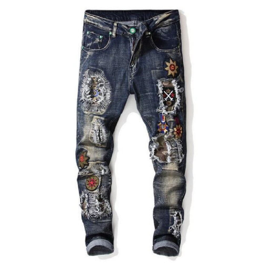 Men's ripped jeans