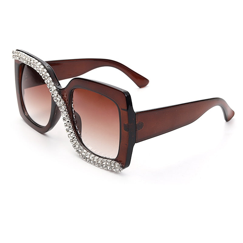 Diamond Square Oversize Sunglasses