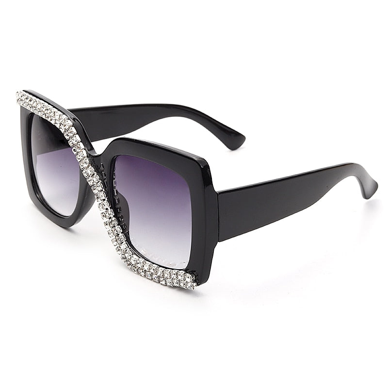 Diamond Square Oversize Sunglasses