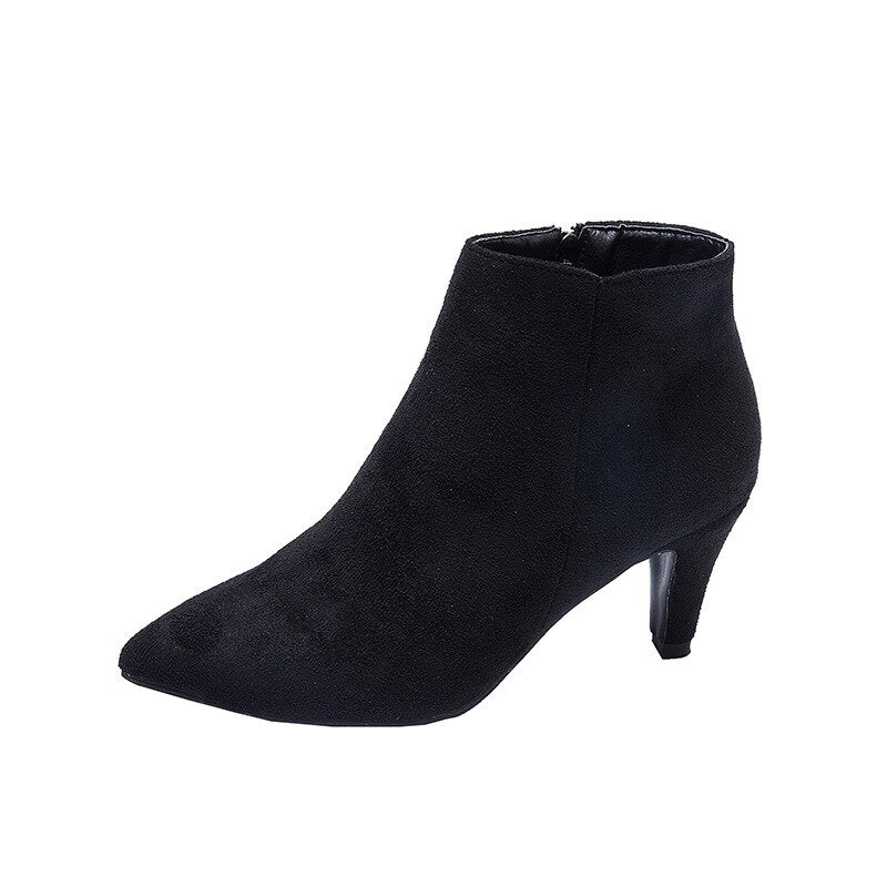 Pointed Toe Ankle Boots