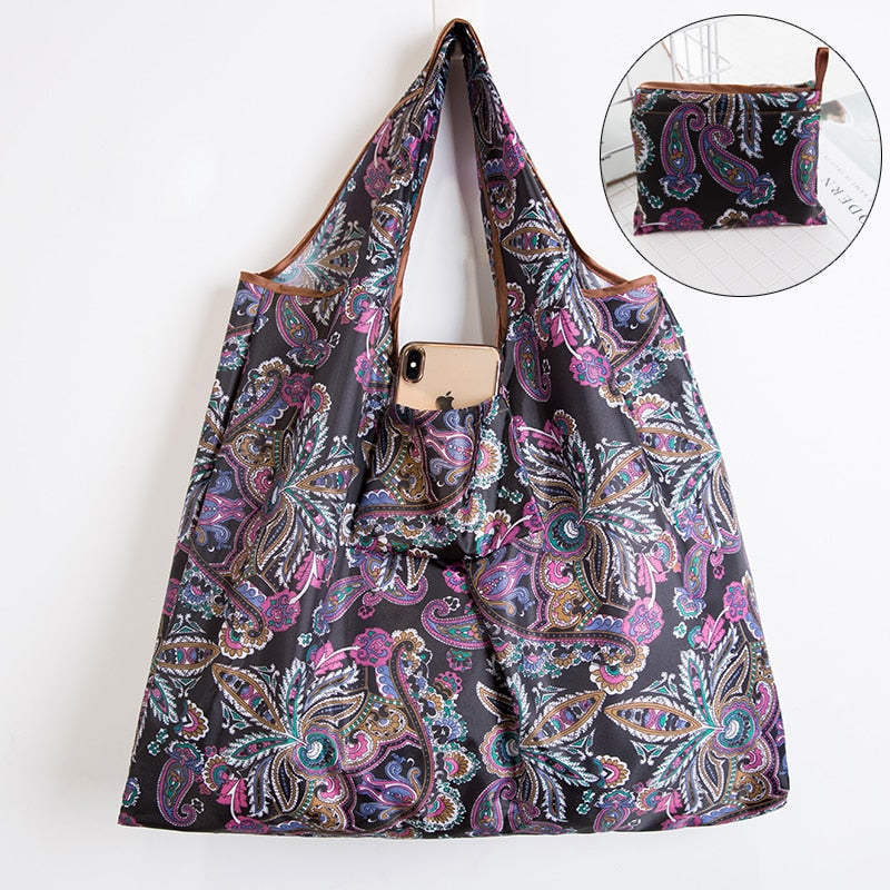 Nylon Large Shoulder Tote