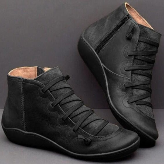 Genuine Leather Ankle Boots