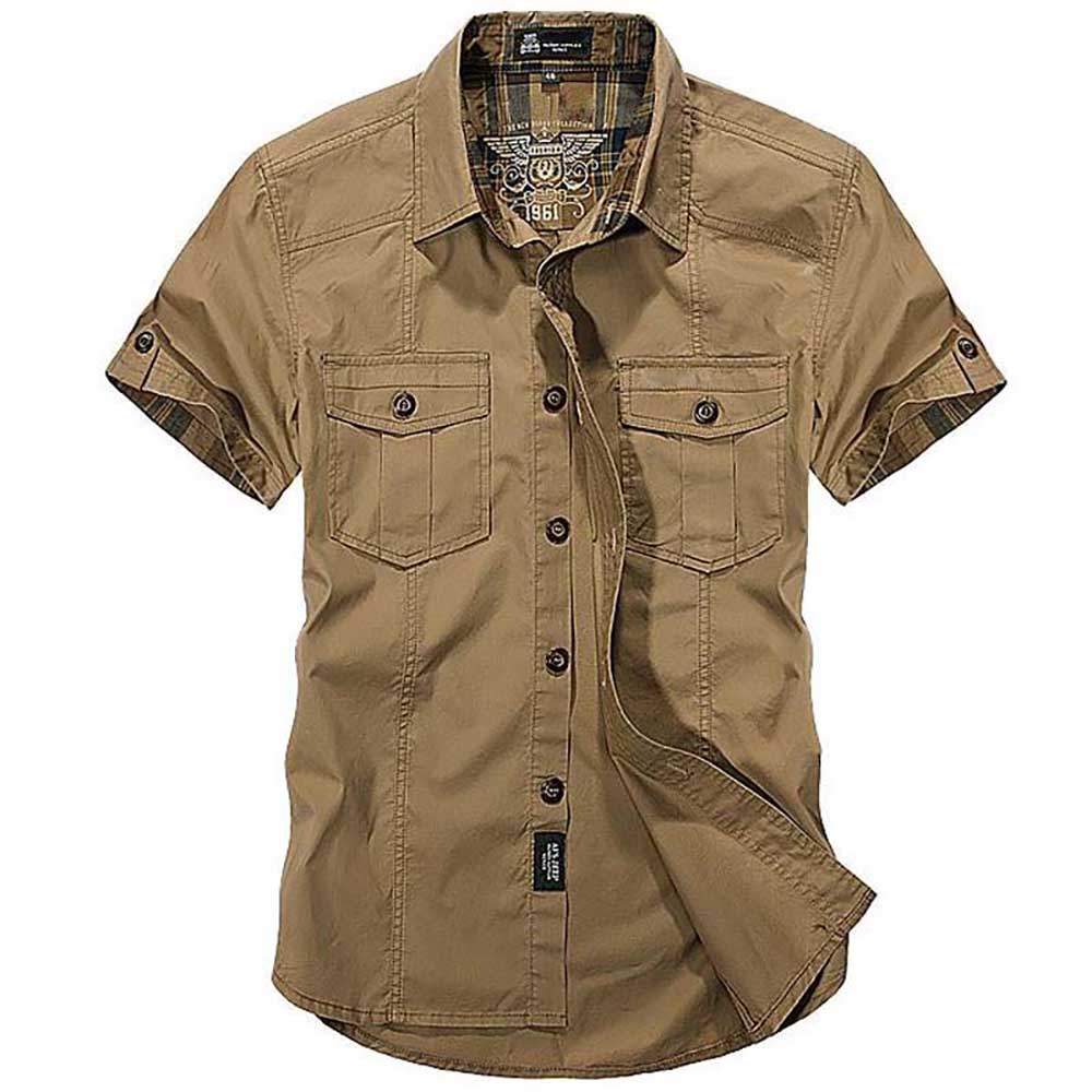 Casual Loose-fit Cotton Shirts