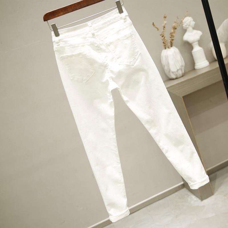 Women White Denim Jeans