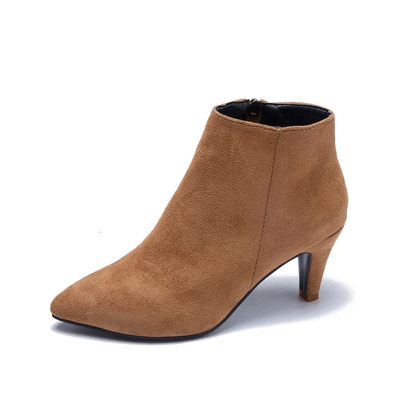 Pointed Toe Ankle Boots