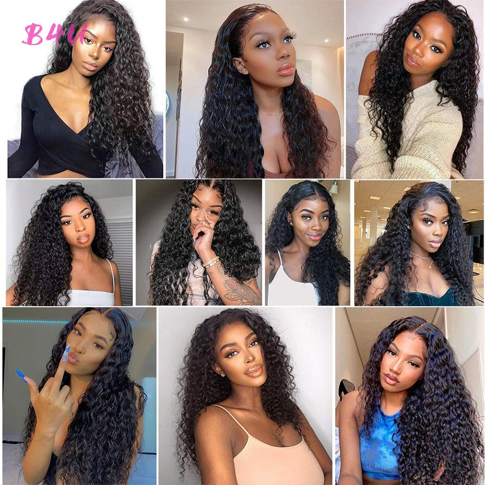 Lace Front Water Wave Human Hair Wigs