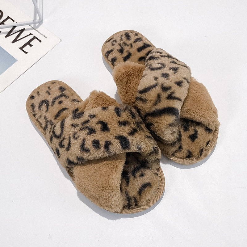 Soft Plush Fur Slippers