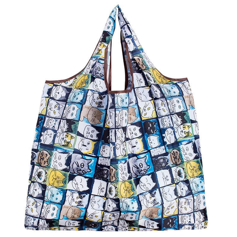 Nylon Large Shoulder Tote