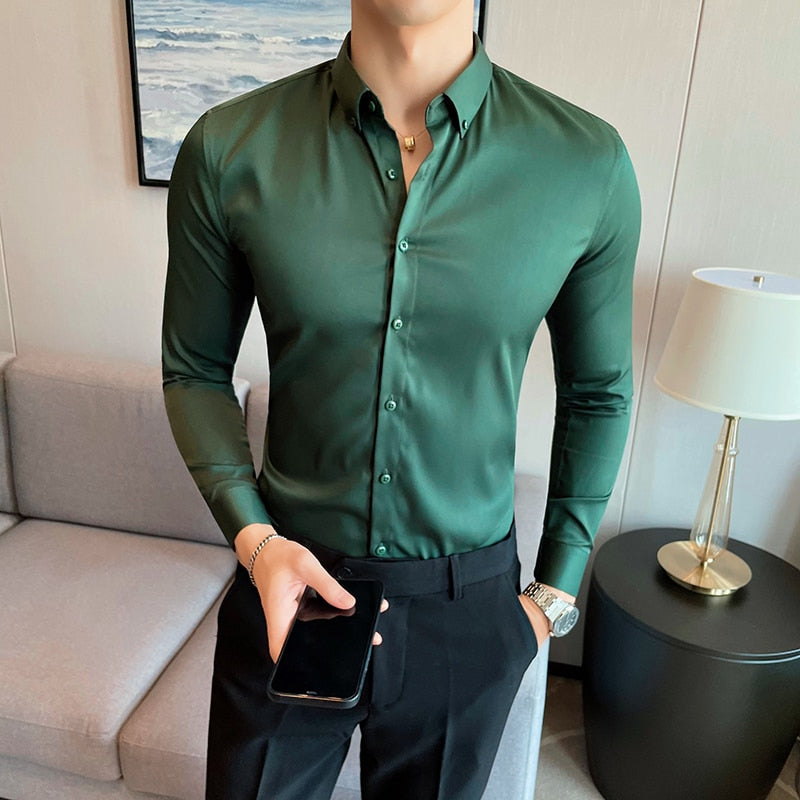 Long Sleeve Slim Fit Shirt